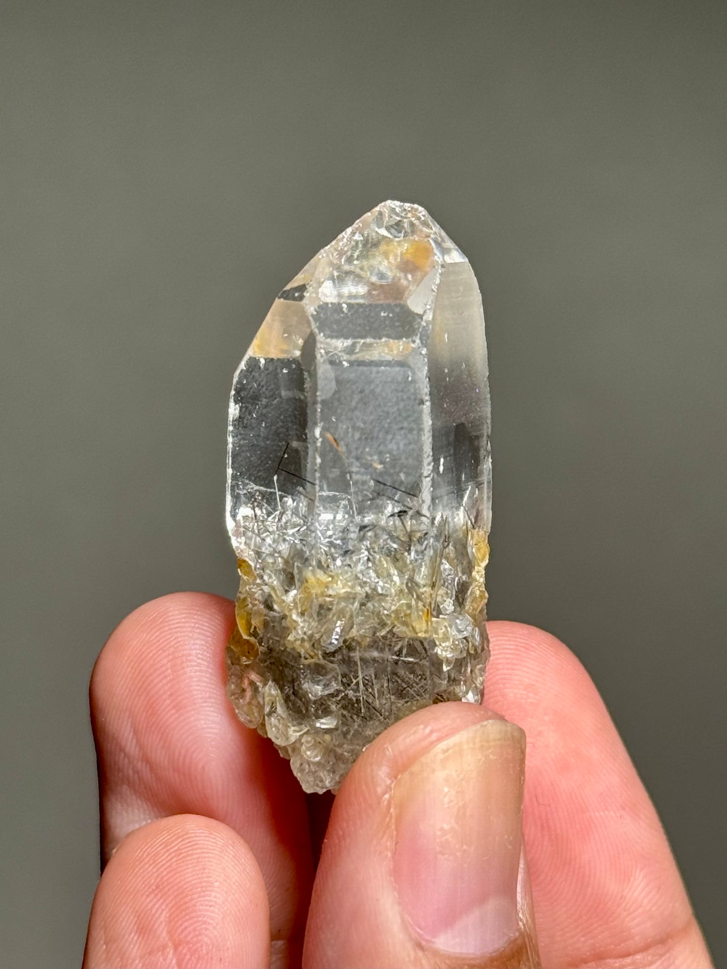 Rutile in Quartz