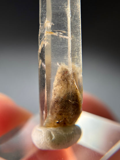 Cookite & Tremolite in Quartz