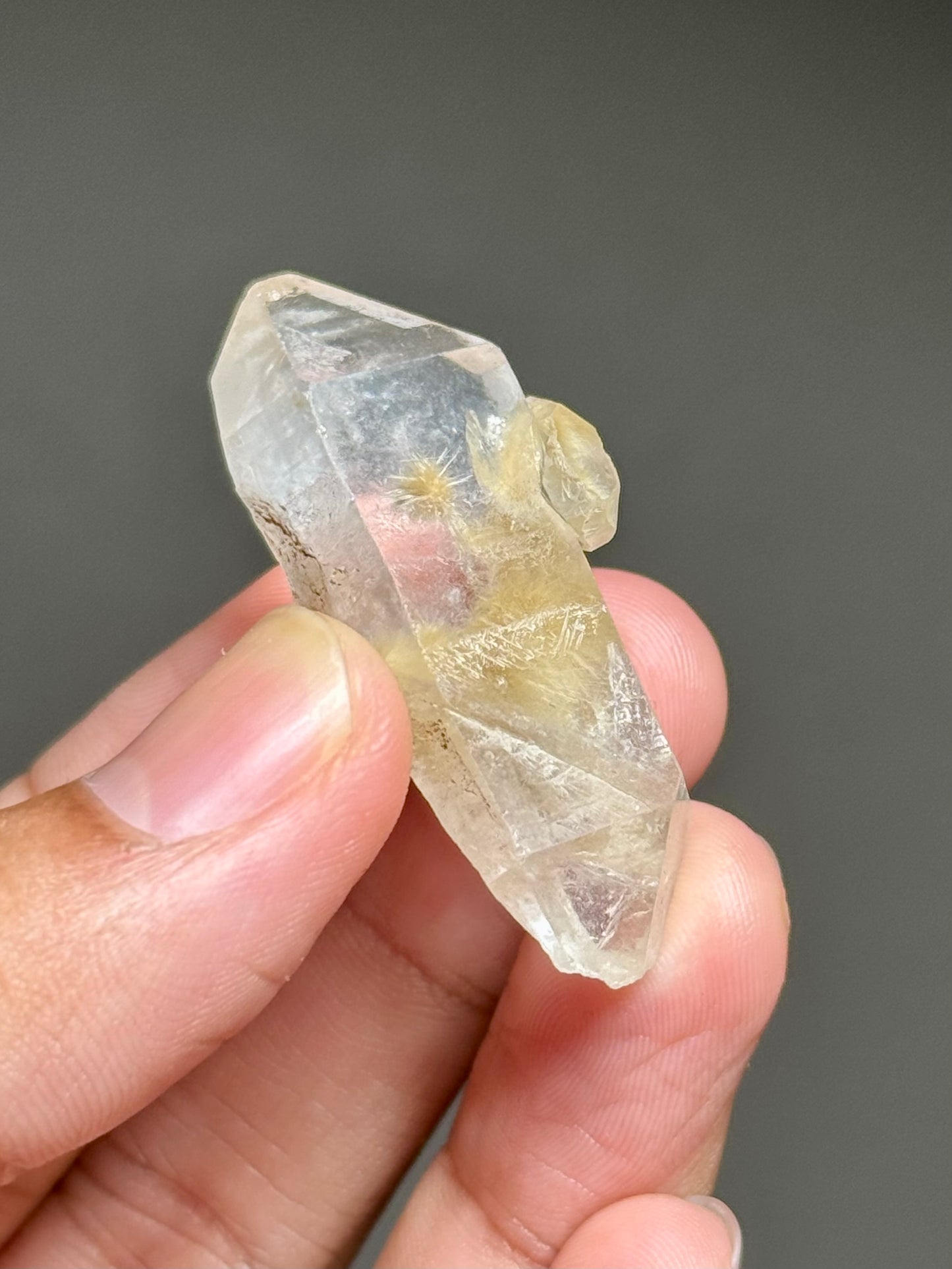 Dandelion Rutile in Quartz
