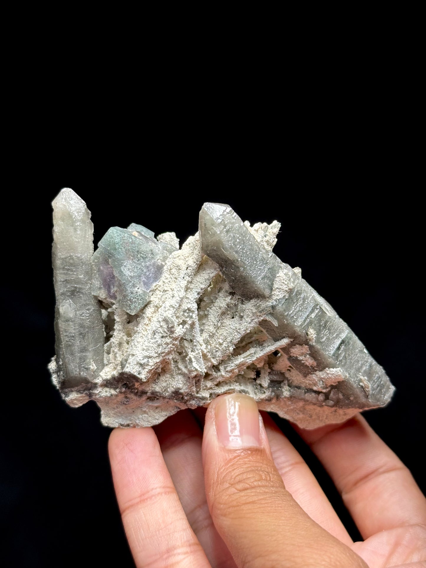 Smoky Quartz & Fluorite