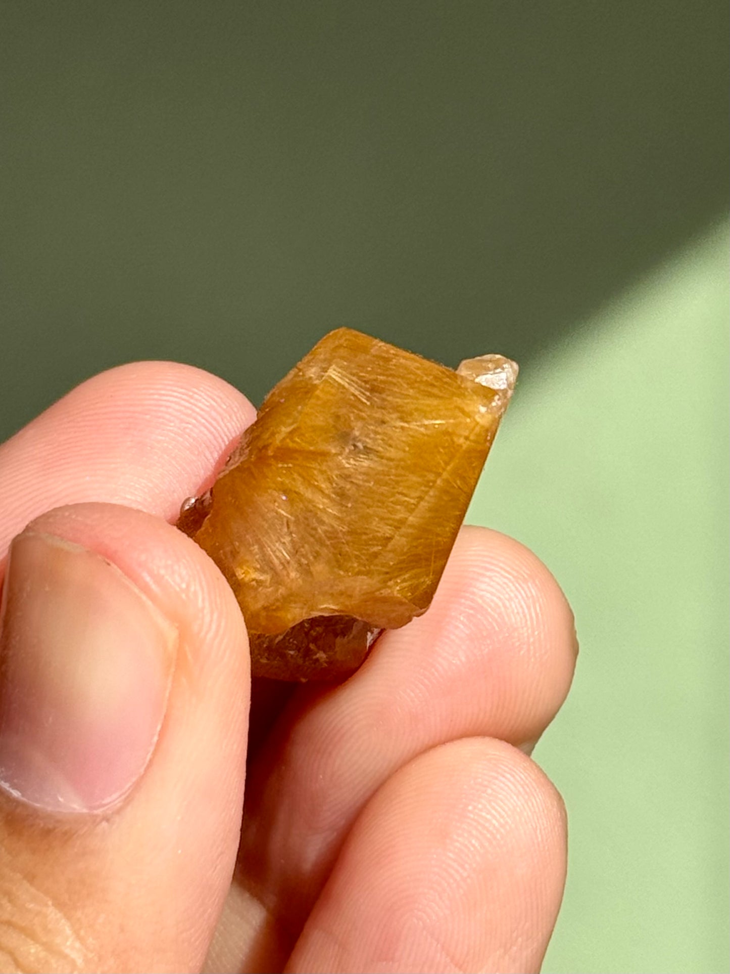 Semi-Polished Himalayan Quartz with Rutile