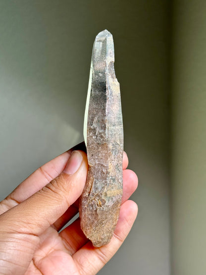 Byssolite & Rutile in Quartz