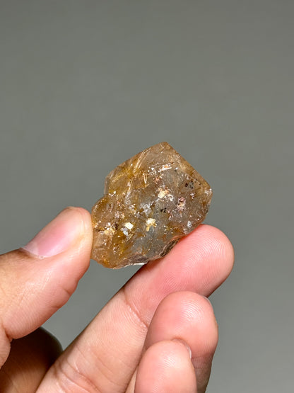 Semi-Polished Himalayan Quartz with Rutile