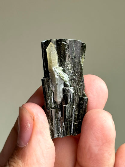 Hedenbergite & Quartz