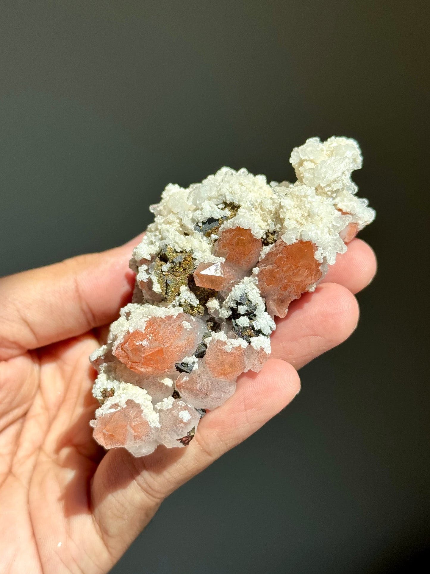 Quartz, Dolomite & Chalchopyrite