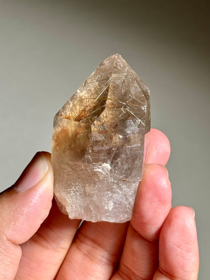 Smoky Quartz with Rutile