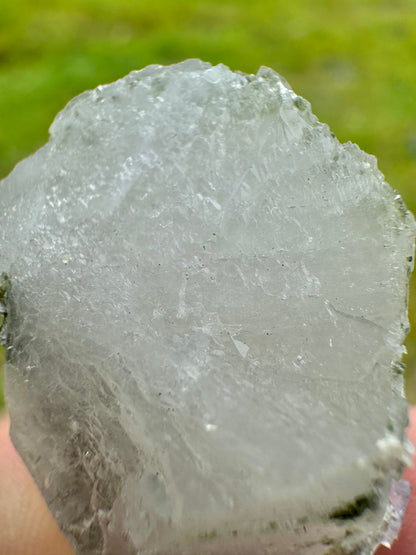 Quartz with Rhodochrosite & Fluorite