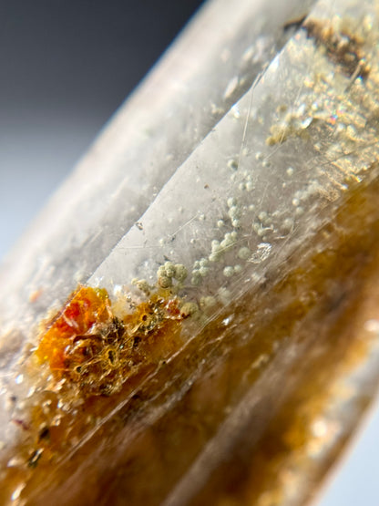 Tremolite & Cookite in Quartz