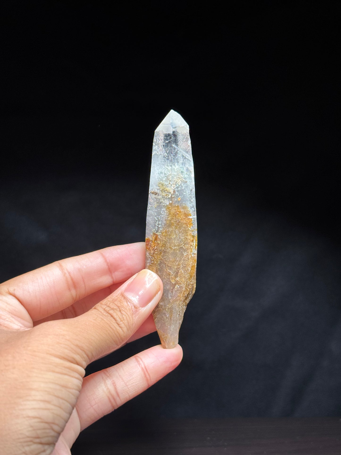 Tremolite & Cookite in Quartz