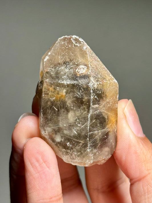 Dandelion Rutile in Quartz