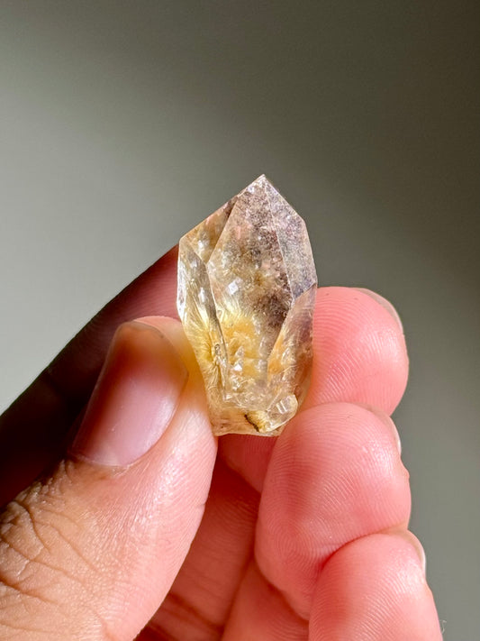 Dandelion Rutile in Quartz