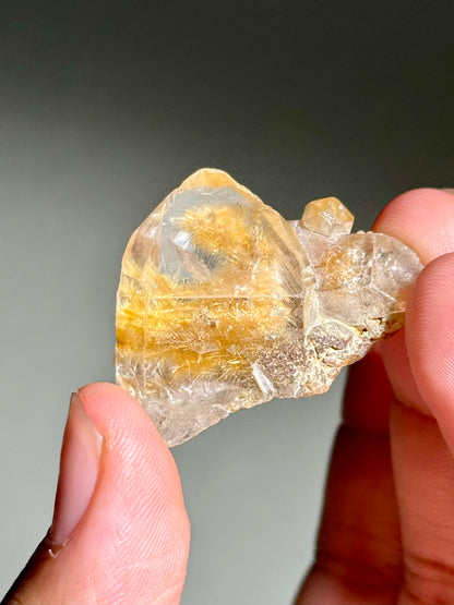 Rutile in Quartz