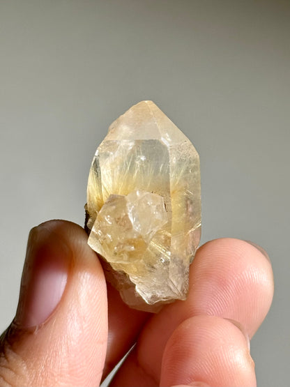 Rutile in Quartz