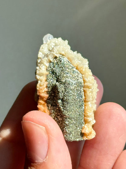 Quartz, Pyrite, Dolomite & Calcite