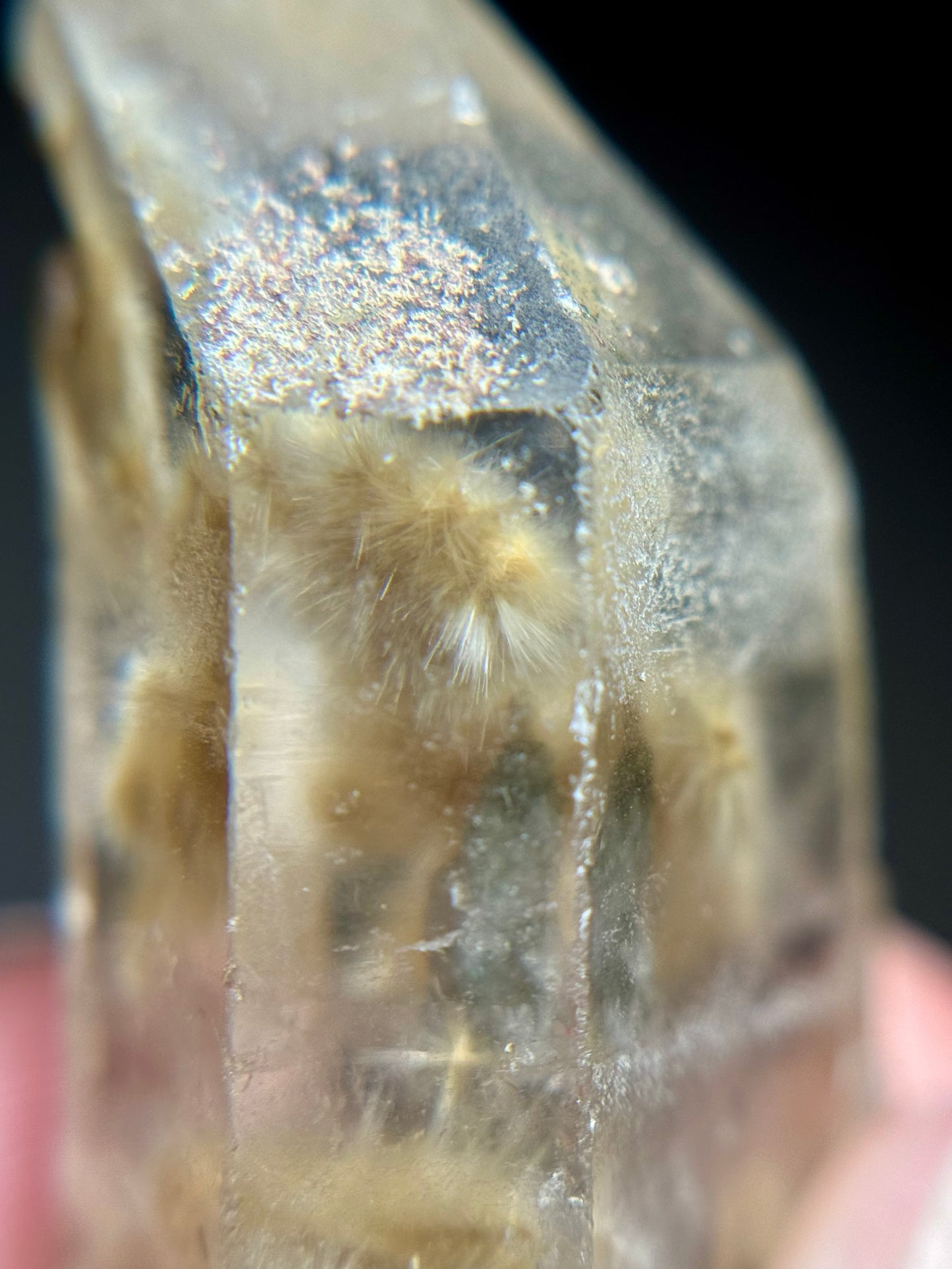 Dandelion Rutile in Quartz