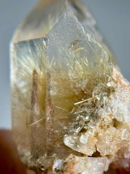 Rutile in Quartz