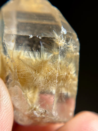 Dandelion Rutile in Quartz