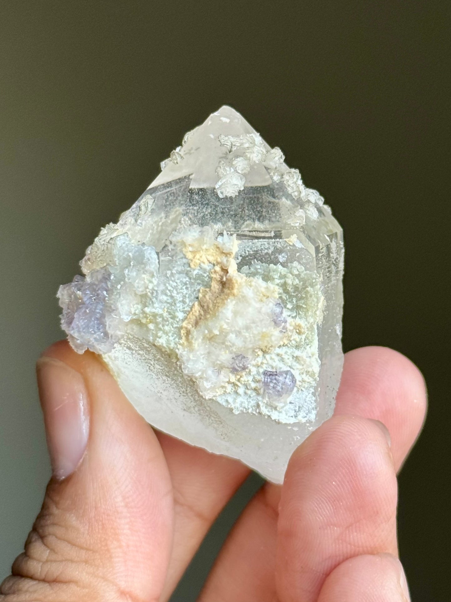 Quartz, Fluorite & Calcite
