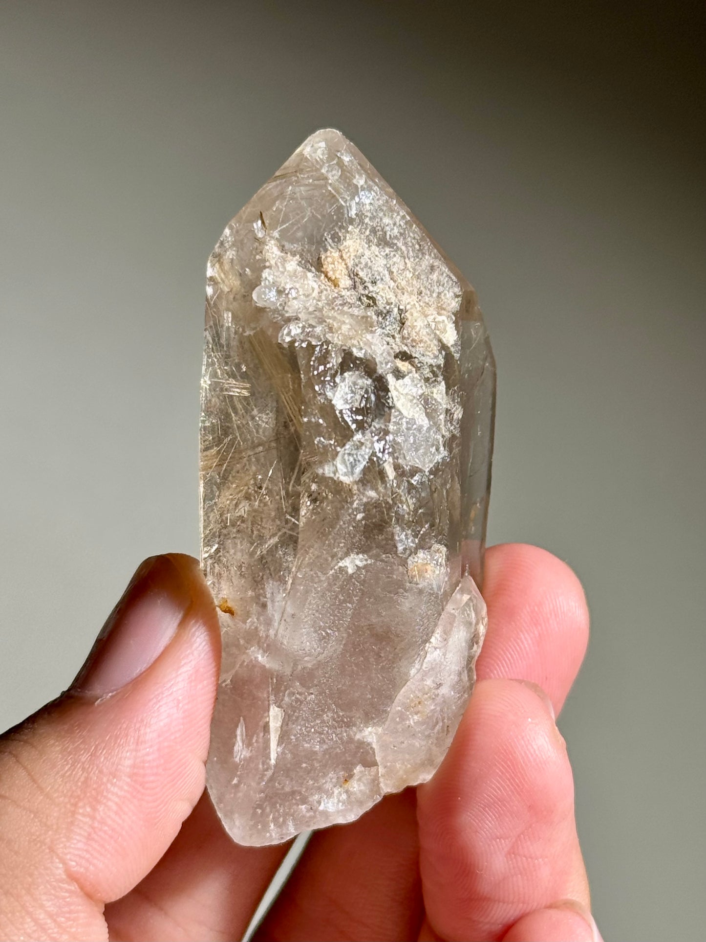Smoky Quartz with Rutile