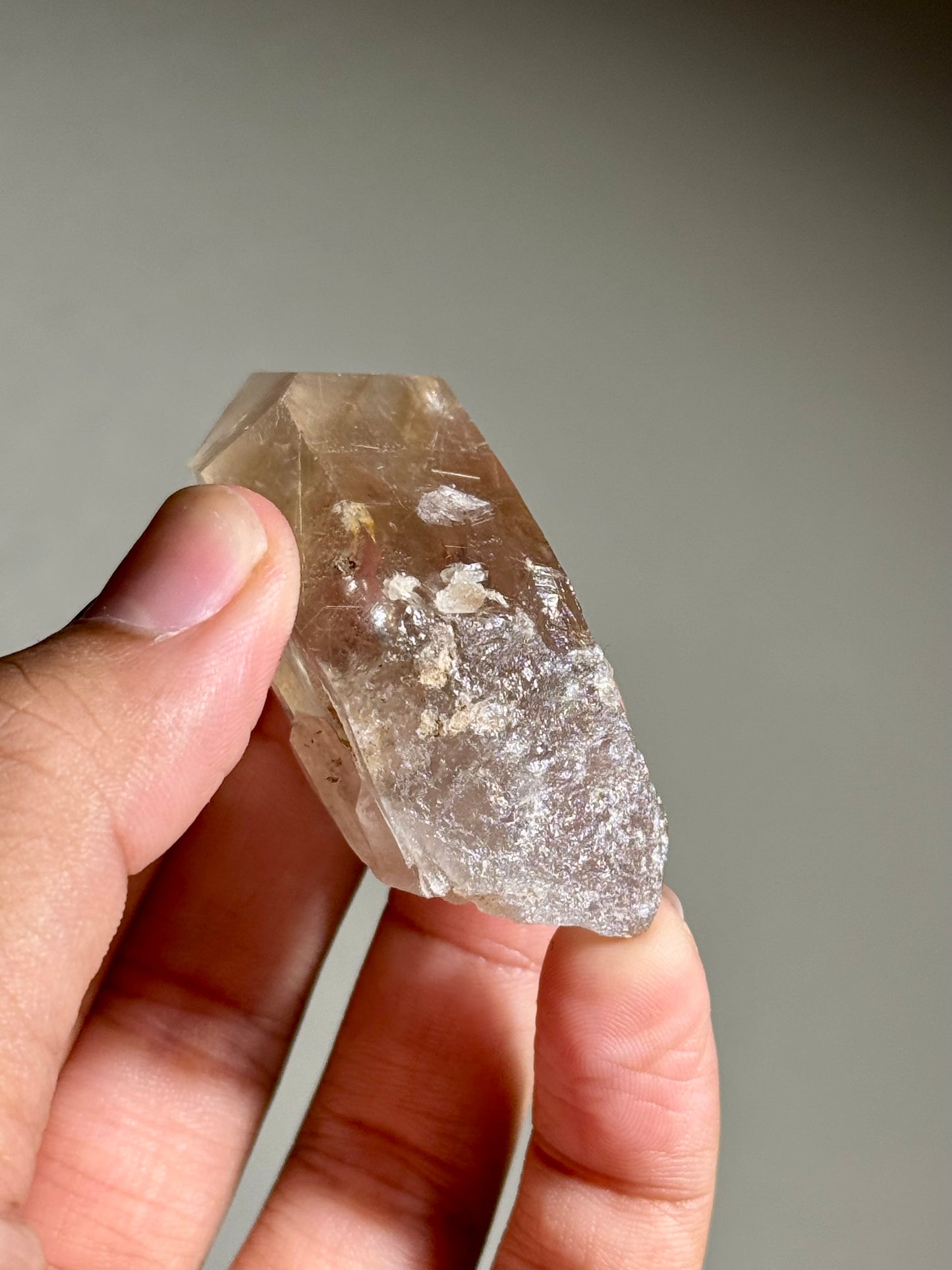 Smoky Quartz with Rutile