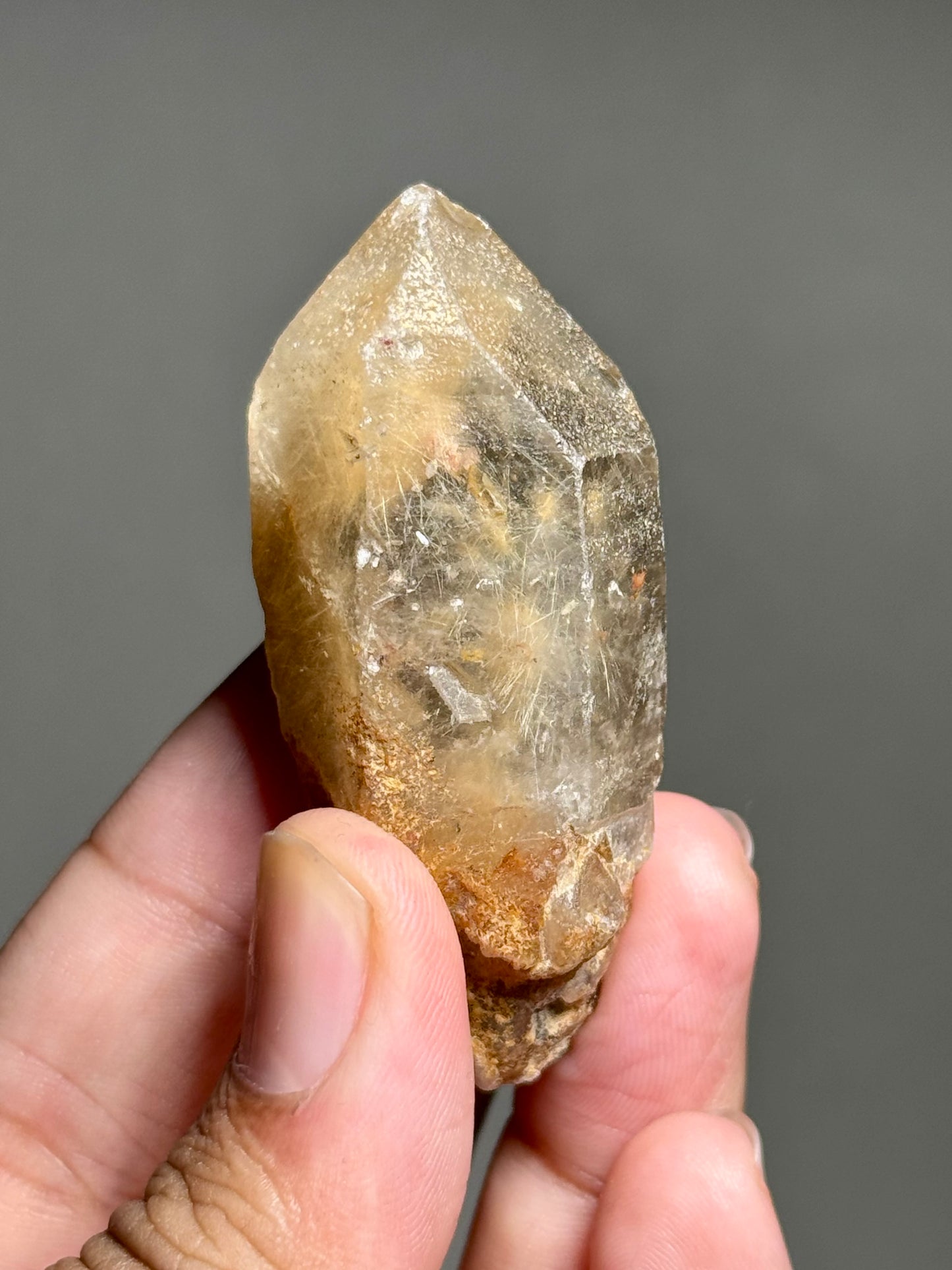 Dandelion Rutile in Quartz