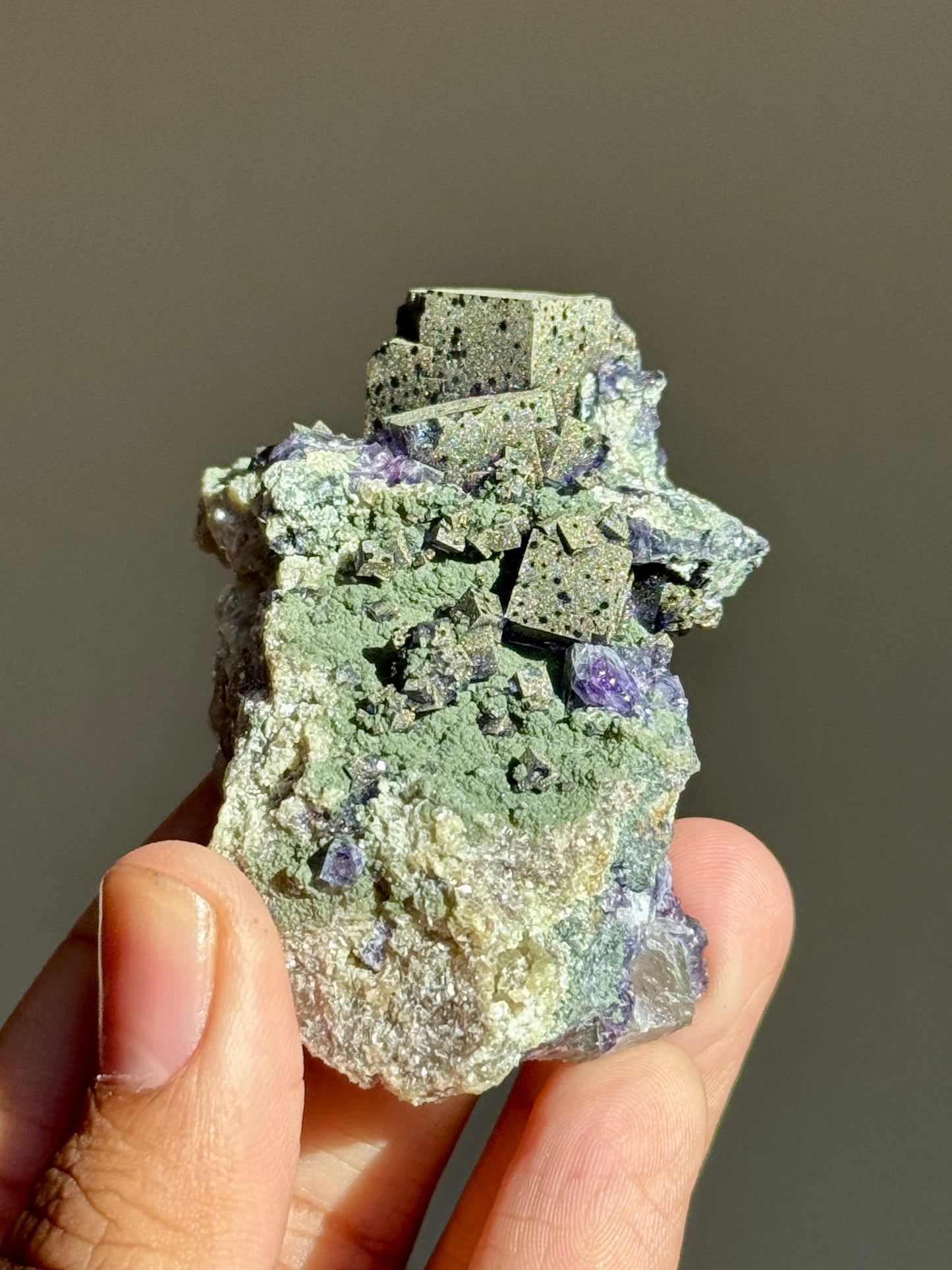 Fluorite & Pyrite