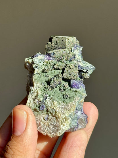 Fluorite & Pyrite