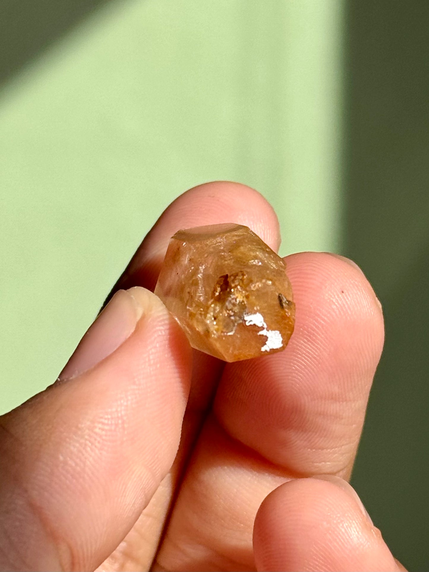 Semi-Polished Himalayan Quartz with Rutile