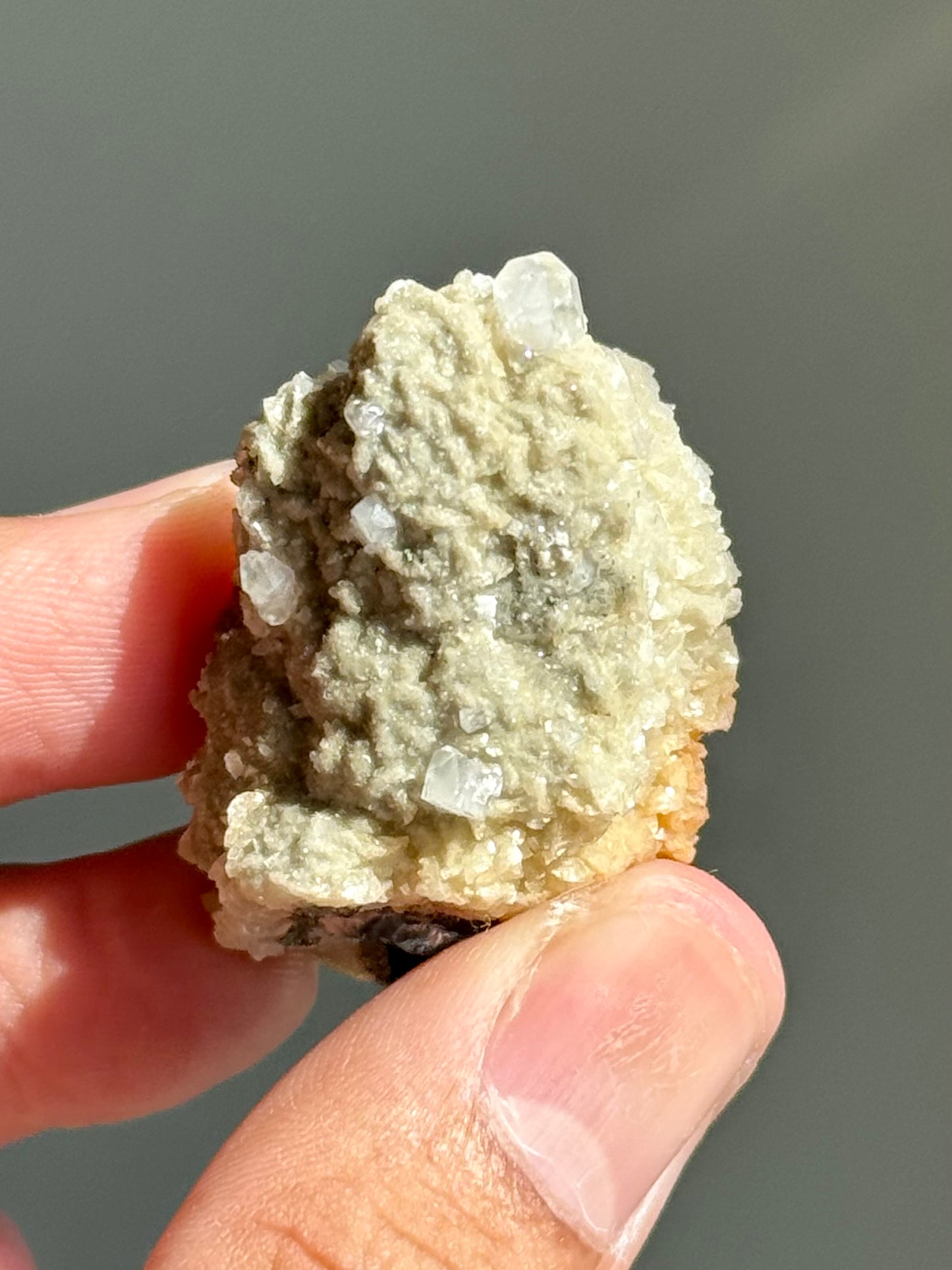 Quartz, Pyrite, Dolomite & Calcite