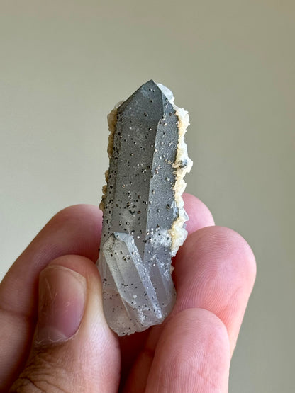 Quartz, Pyrite, Dolomite & Calcite