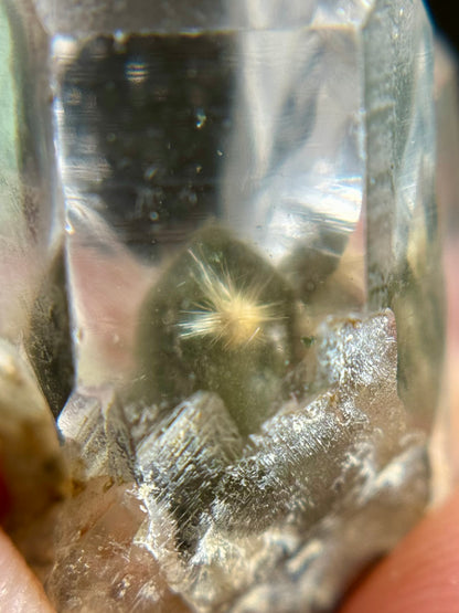 Dandelion Rutile in Quartz