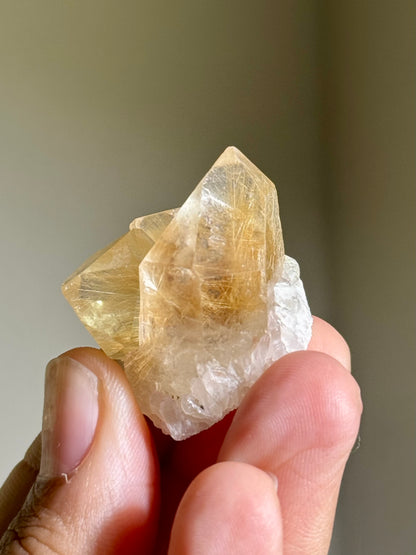 Rutile in Quartz