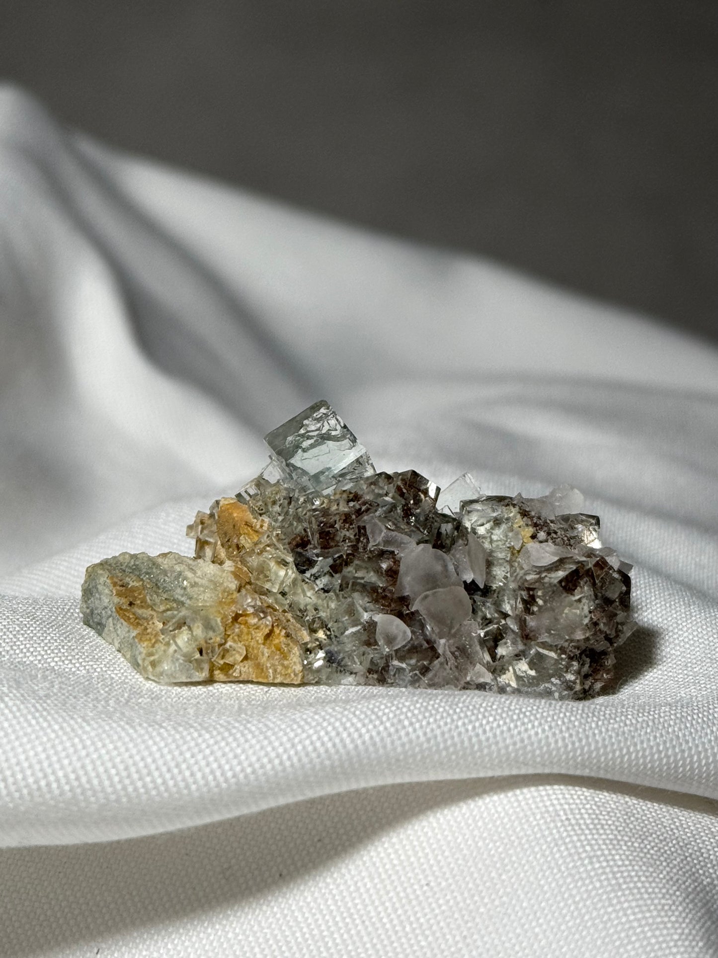 Fluorite & Calcite w/Dendrites