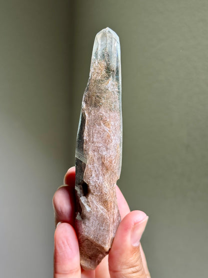 Byssolite & Rutile in Quartz