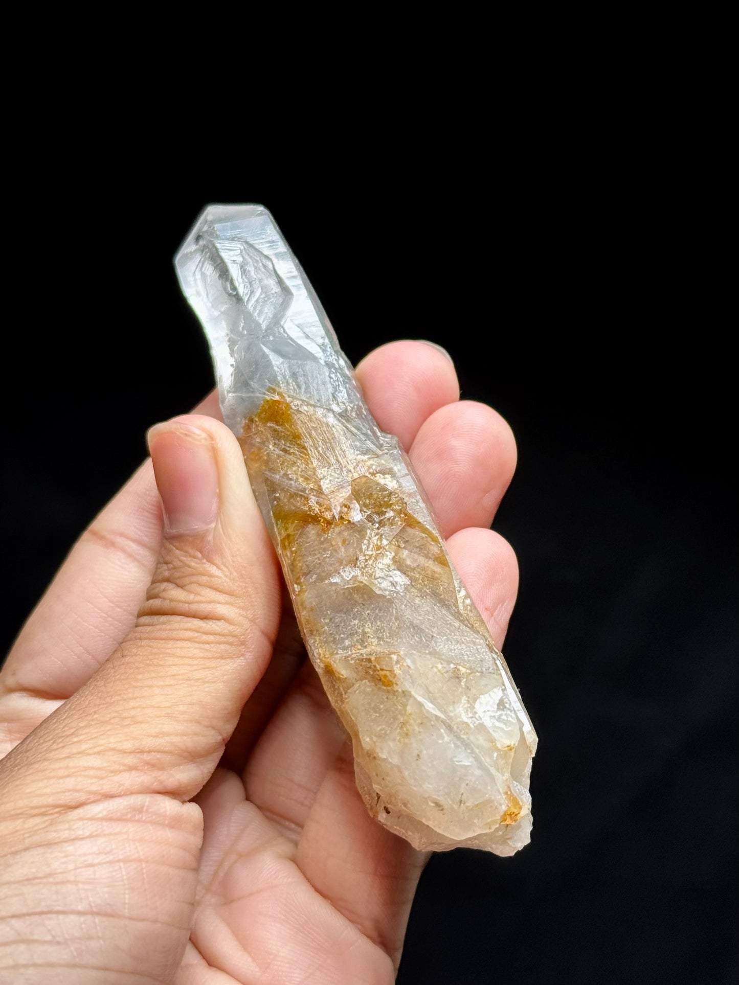 Cookite & Tremolite in Quartz