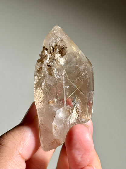 Smoky Quartz with Rutile