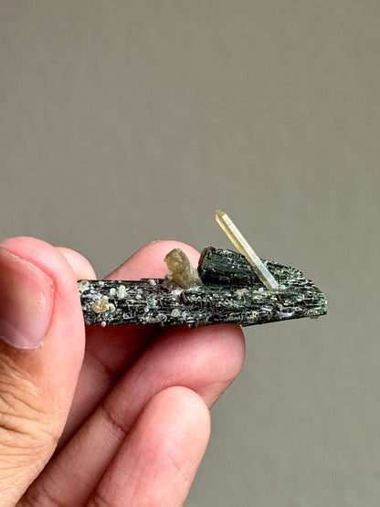 Hedenbergite & Quartz