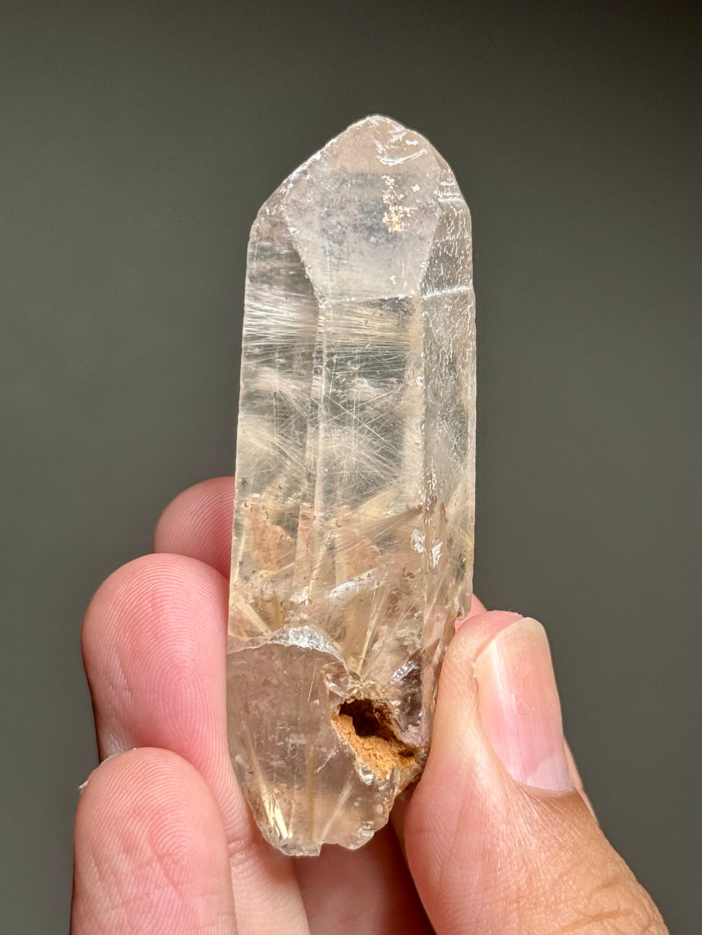 Rutile in Quartz
