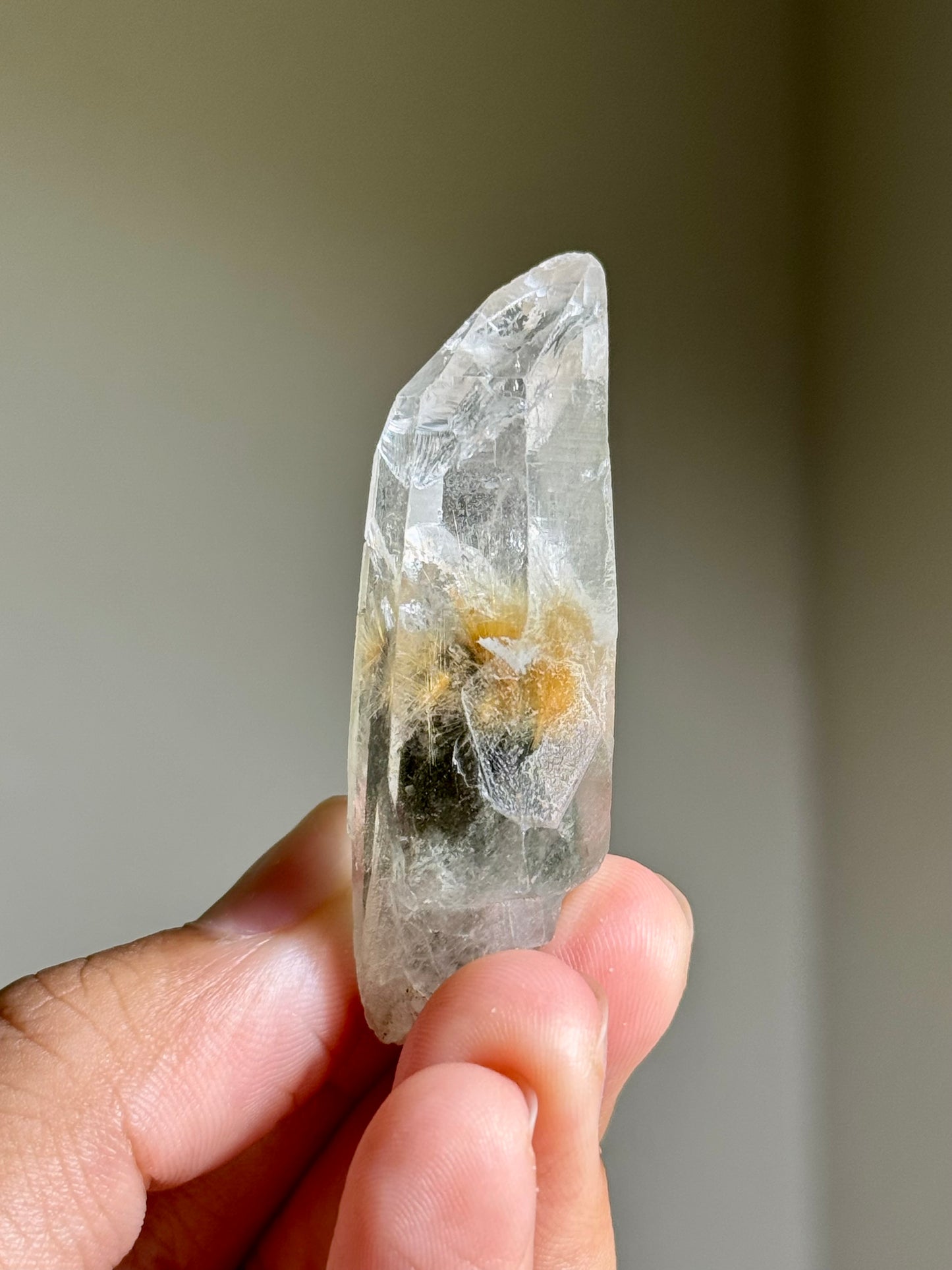 Dandelion Rutile in Quartz