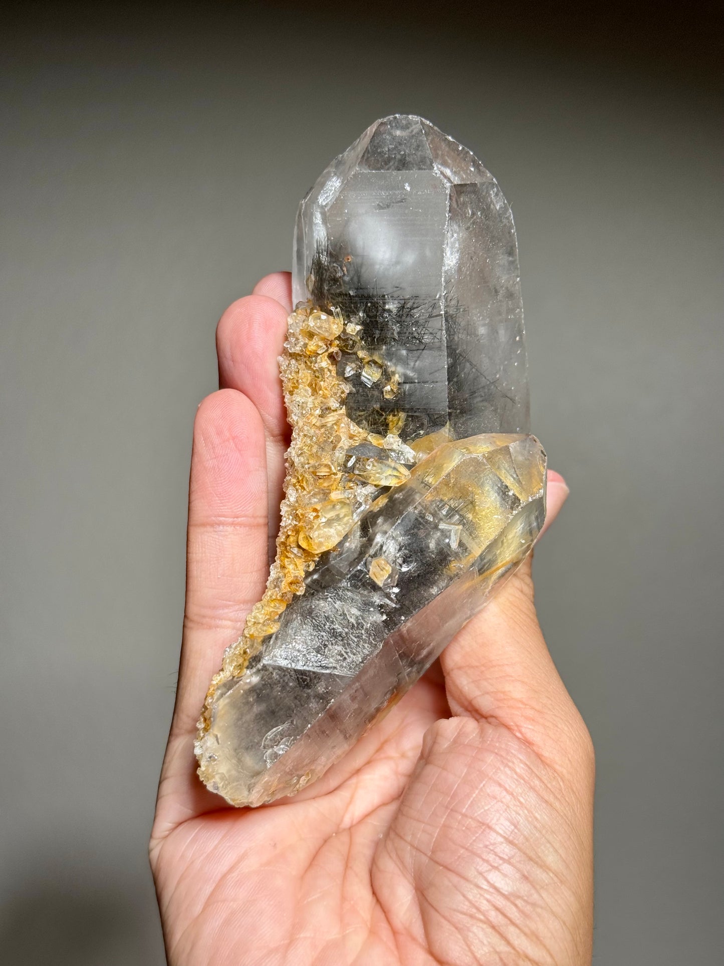 Rutile in Quartz