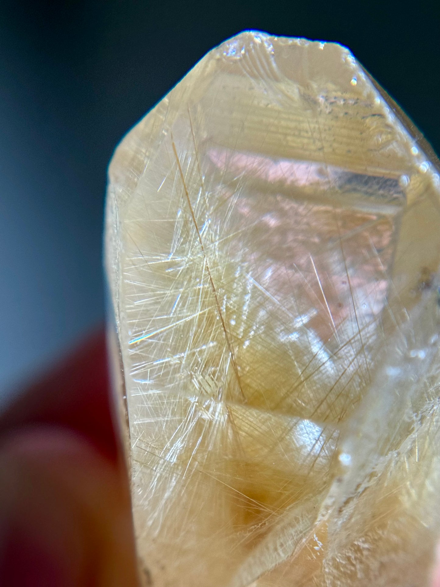 Rutile in Quartz