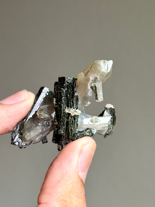 Hedenbergite & Quartz