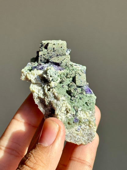Fluorite & Pyrite