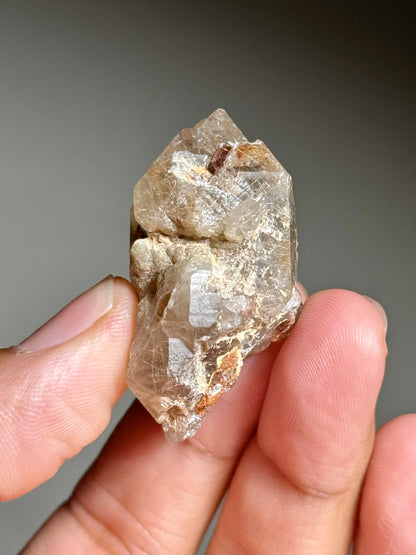 Smoky Quartz with Rutile