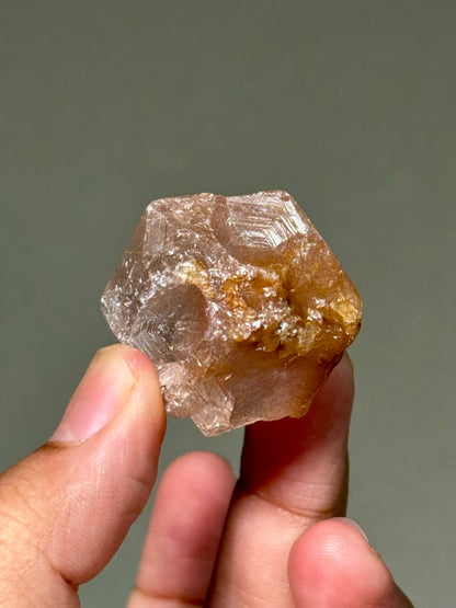 Semi-Polished Himalayan Quartz with Rutile