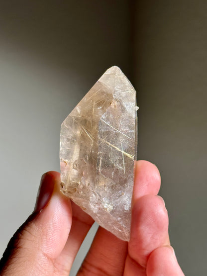 Smoky Quartz with Rutile