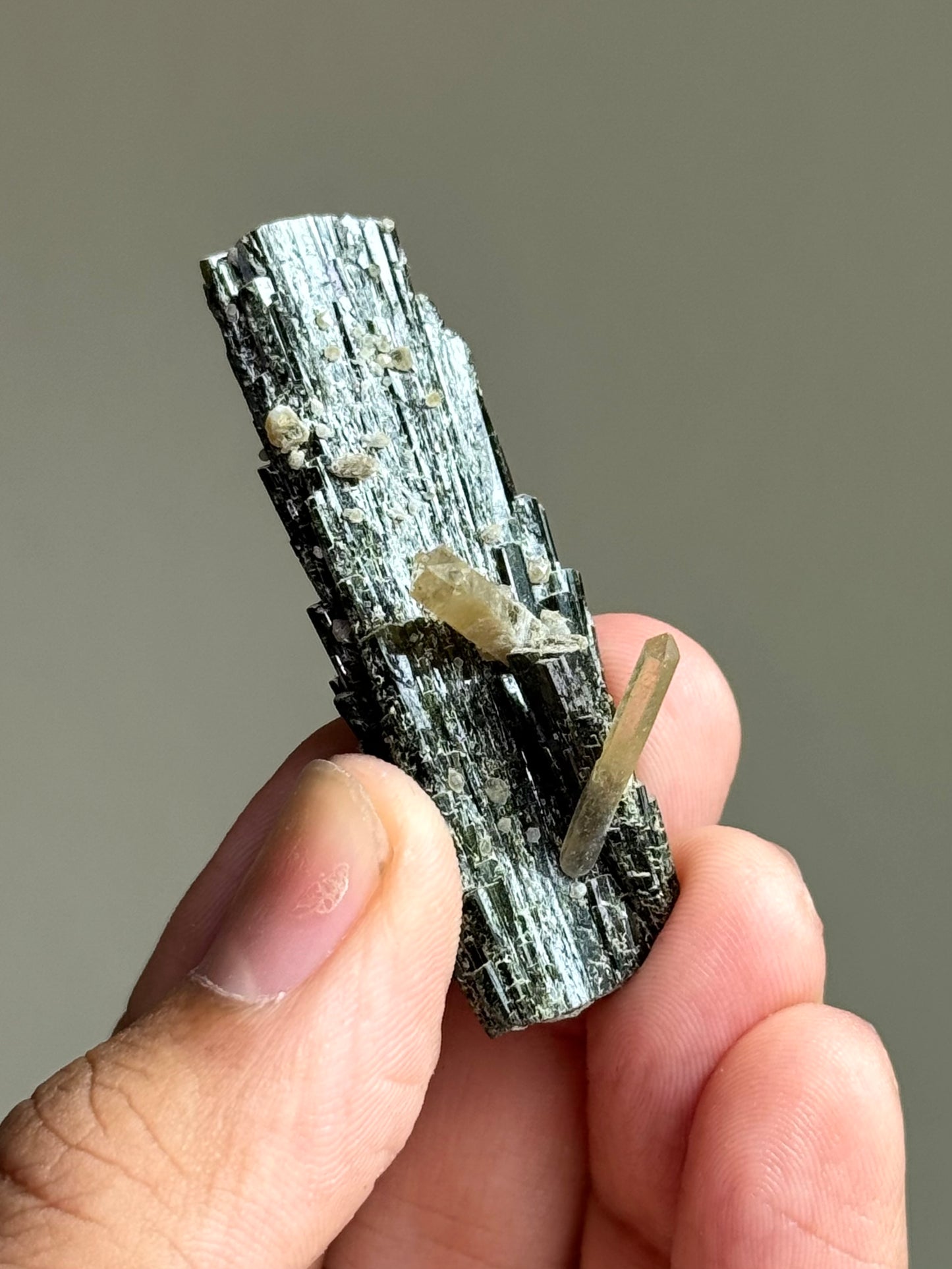 Hedenbergite & Quartz