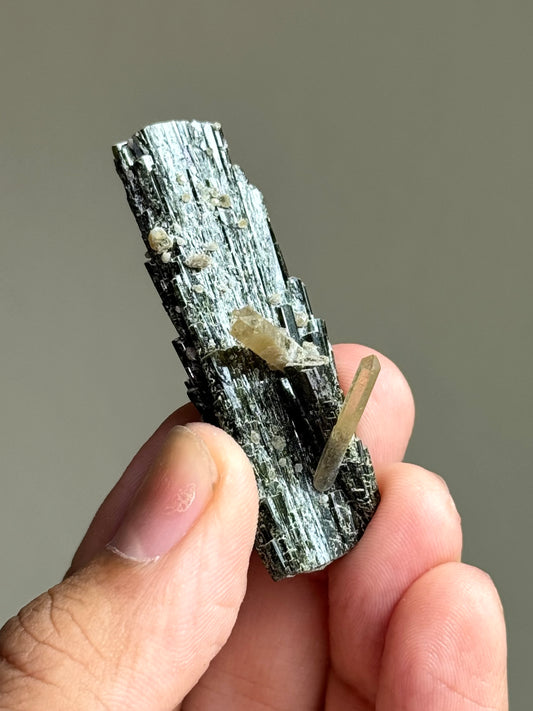 Hedenbergite & Quartz