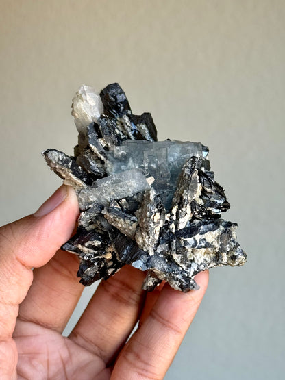 Fluorite & Ferberite