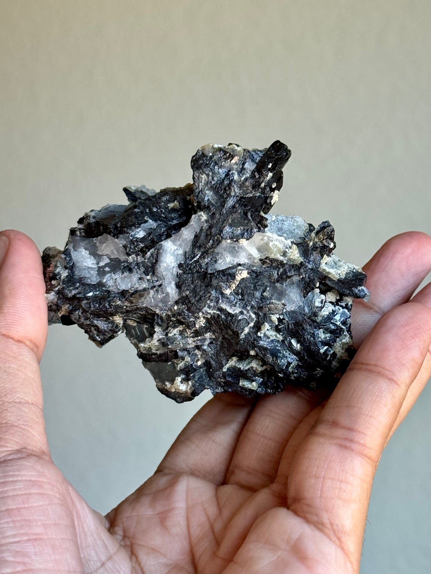 Fluorite & Ferberite